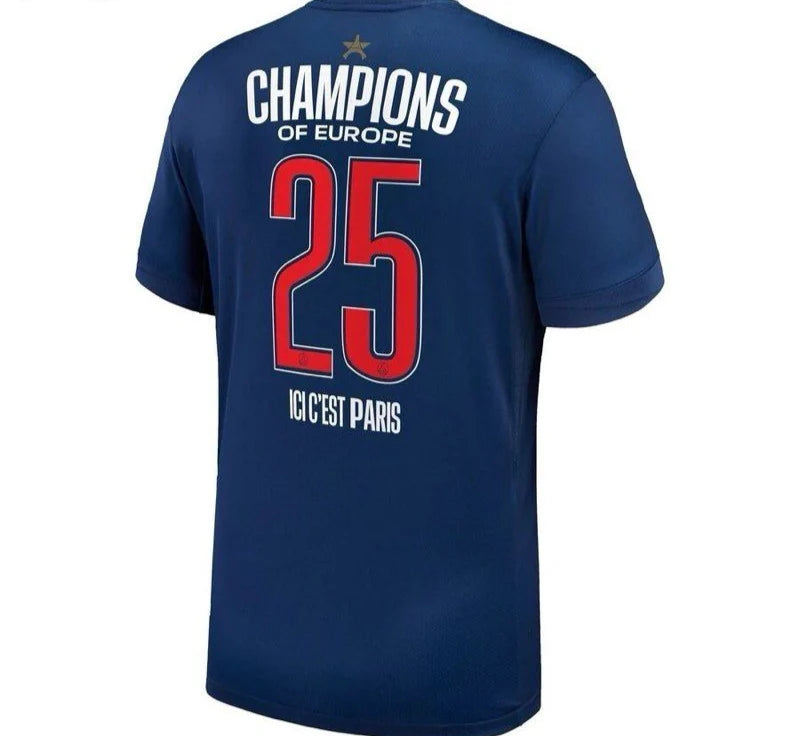 Maillot Collector PSG - Édition Limitée - Champion d'Europe 2025
