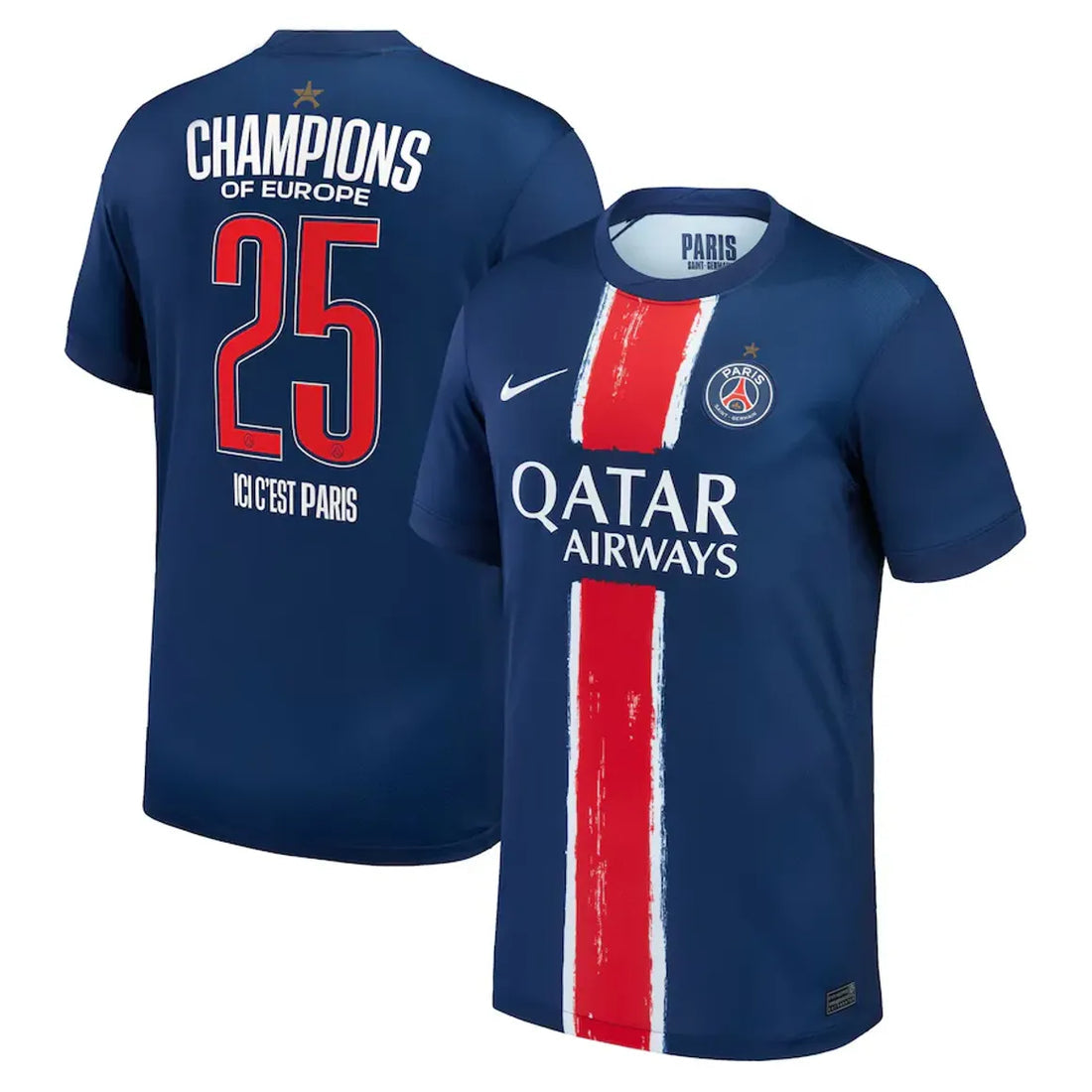 Maillot Collector PSG - Édition Limitée - Champion d'Europe 2025