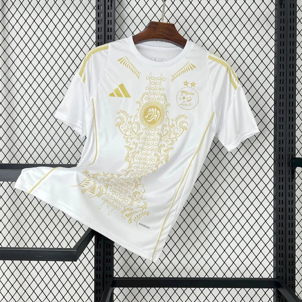 Maillot Algérie Concept "Blanc Or" 25/26