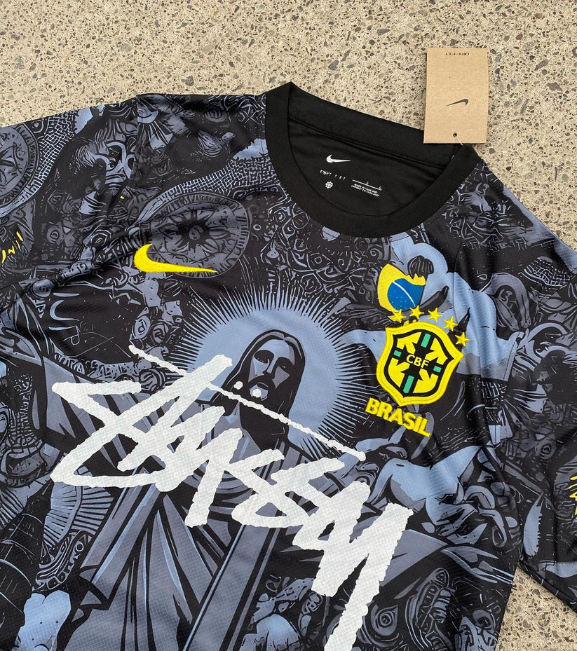 Maillot Brésil X Jesus X stussy