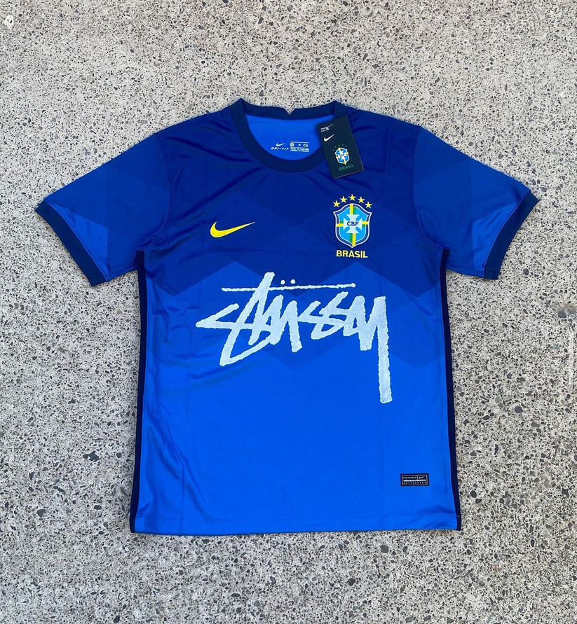 Maillot de foot du bresil concept X stussy