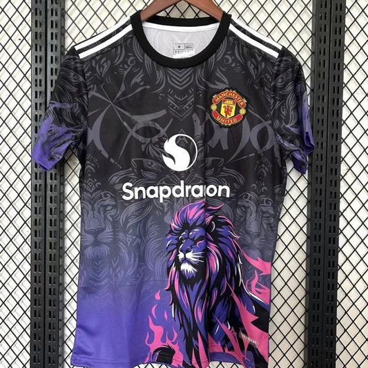 Maillot Manchester United Purple Lion Player Version 24/25