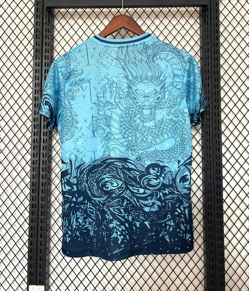 Maillot Barca "bleu édition dragon"