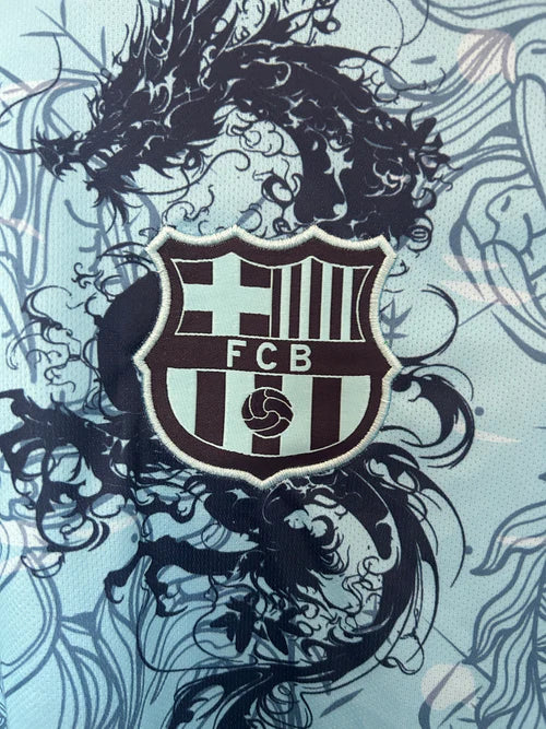 Maillot Barca "bleu édition dragon"