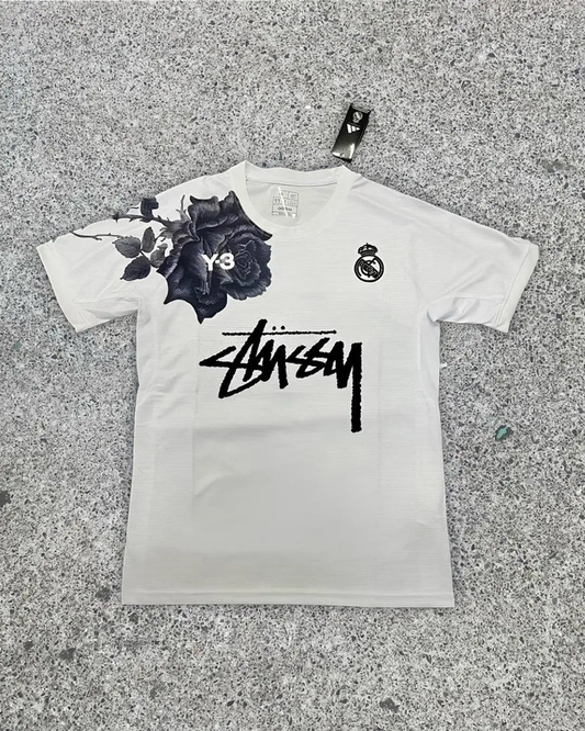 Maillot stussy X Y3 Real Madrid