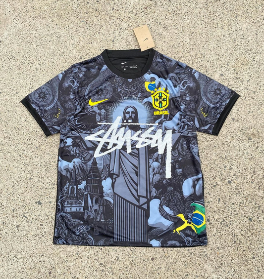 Maillot Brésil X Jesus X stussy