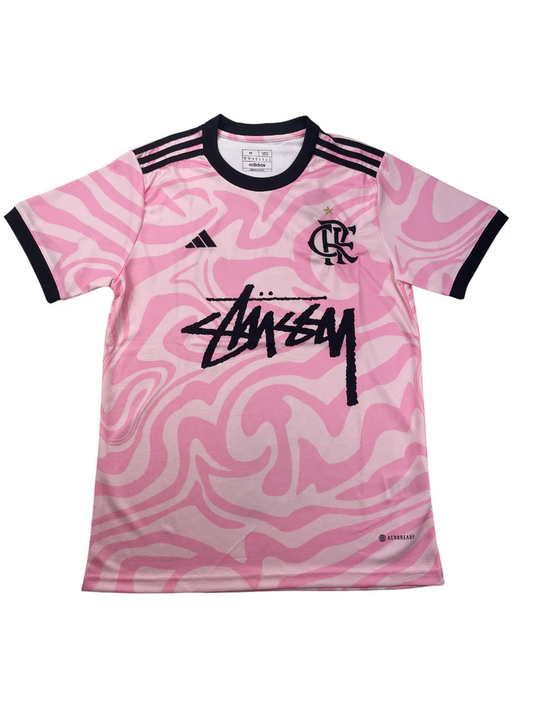 Maillot de foot Concept Stussy Flamengo Rose