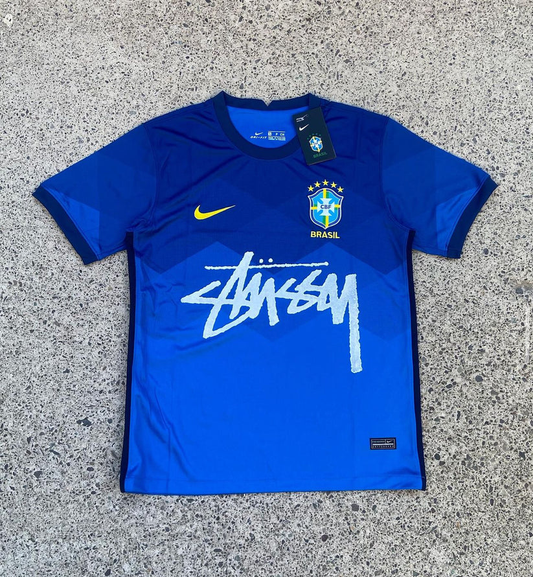 Maillot de foot du bresil concept X stussy